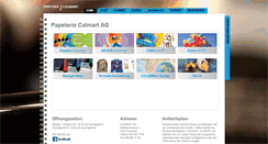 Desktop Screenshot of calmart.ch